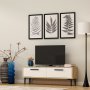 HANAH HOME TV polica Leni Sapphire Oak White - slika 3