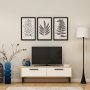 HANAH HOME TV polica Leni Sapphire Oak White - slika 2