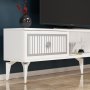 HANAH HOME TV polica Nil White Silver - slika 3