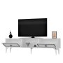 HANAH HOME TV polica Nil White Silver - slika 4