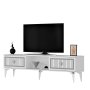 HANAH HOME TV polica Nil White Silver - slika 5