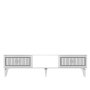 HANAH HOME TV polica Nil White Silver - slika 1