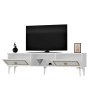HANAH HOME TV polica Nil White Gold - slika 4