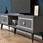 HANAH HOME TV polica Nil Anthracite Silver - slika 2