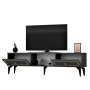 HANAH HOME TV polica Nil Anthracite Gold - slika 4