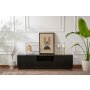 HANAH HOME TV polica Vanguard Wood Black - slika 4