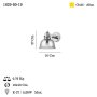 OPVIQ Zidna lampa Mago 80 19 - slika 3