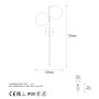 OPVIQ Zidna lampa Fazli 10415 - slika 5