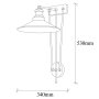 OPVIQ Zidna lampa Saglam 3744 - slika 3