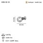OPVIQ Zidna lampa Bonne 52 19 - slika 3