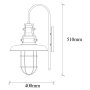 OPVIQ Zidna lampa Dodo 3131 - slika 3
