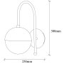 OPVIQ Zidna lampa Karsor 3302 - slika 3