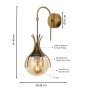 OPVIQ Zidna lampa AP 1766 1E - slika 2