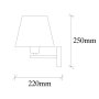 OPVIQ Zidna lampa Profil 4661 - slika 3