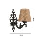 OPVIQ Zidna lampa Claire Hazeran Natural Black - slika 4