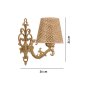OPVIQ Zidna lampa Claire Hazeran Natural Gold - slika 4