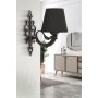 OPVIQ Zidna lampa Lily Black - slika 1