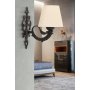 OPVIQ Zidna lampa Lily Cream Black - slika 1