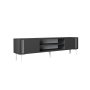 HANAH HOME TV polica Snow Anthracite - slika 1