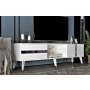 HANAH HOME TV polica Vania White Silver - slika 3