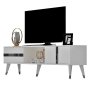 HANAH HOME TV polica Vania White Silver - slika 5
