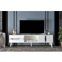 HANAH HOME TV polica Vania White Silver - slika 2