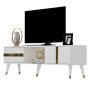 HANAH HOME TV polica Vania White Gold - slika 5
