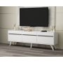 HANAH HOME TV polica River White - slika 3