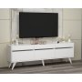 HANAH HOME TV polica River White - slika 4