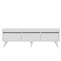 HANAH HOME TV polica River White - slika 1