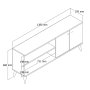 HANAH HOME TV polica Everest 1570 - slika 5
