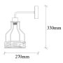 OPVIQ Zidna lampa Fiko 6601 - slika 3