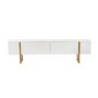 HANAH HOME TV polica Serenity White Gold - slika 1