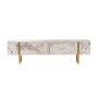 HANAH HOME TV polica Serenity Fressia Marble Gold - slika 1