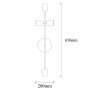OPVIQ Zidna lampa Bedside 3165 - slika 3