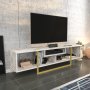 HANAH HOME TV polica Asal 150 Gold Ephesus - slika 3