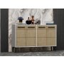 HANAH HOME TV polica Stria White Sapphire Oak - slika 3