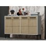 HANAH HOME TV polica Stria White Sapphire Oak - slika 4