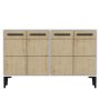 HANAH HOME TV polica Stria White Sapphire Oak - slika 1