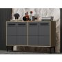 HANAH HOME TV polica Stria Sapphire Oak Anthracite - slika 4