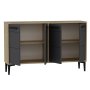 HANAH HOME TV polica Stria Sapphire Oak Anthracite - slika 5