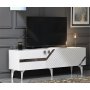HANAH HOME TV polica Iris White Silver - slika 3