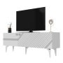 HANAH HOME TV polica Iris White Silver - slika 5
