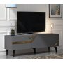 HANAH HOME TV polica Iris Anthracite Gold - slika 3