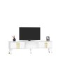 HANAH HOME TV polica Asel White Gold - slika 4