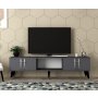 HANAH HOME TV polica Asel Anthracite Silver - slika 3