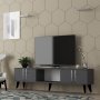 HANAH HOME TV polica Asel Anthracite Silver - slika 2