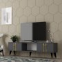 HANAH HOME TV polica Asel Anthracite Gold - slika 2