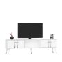 HANAH HOME TV polica Asel White Silver - slika 4