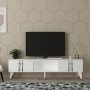 HANAH HOME TV polica Asel White Silver - slika 2